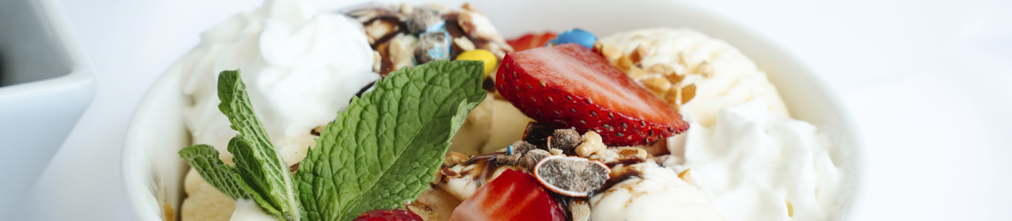 Ice cream sundae buffet